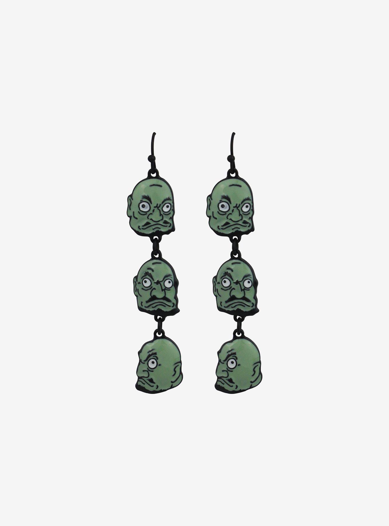 Studio Ghibli Spirited Away Kashira Drop Earrings, , alternate
