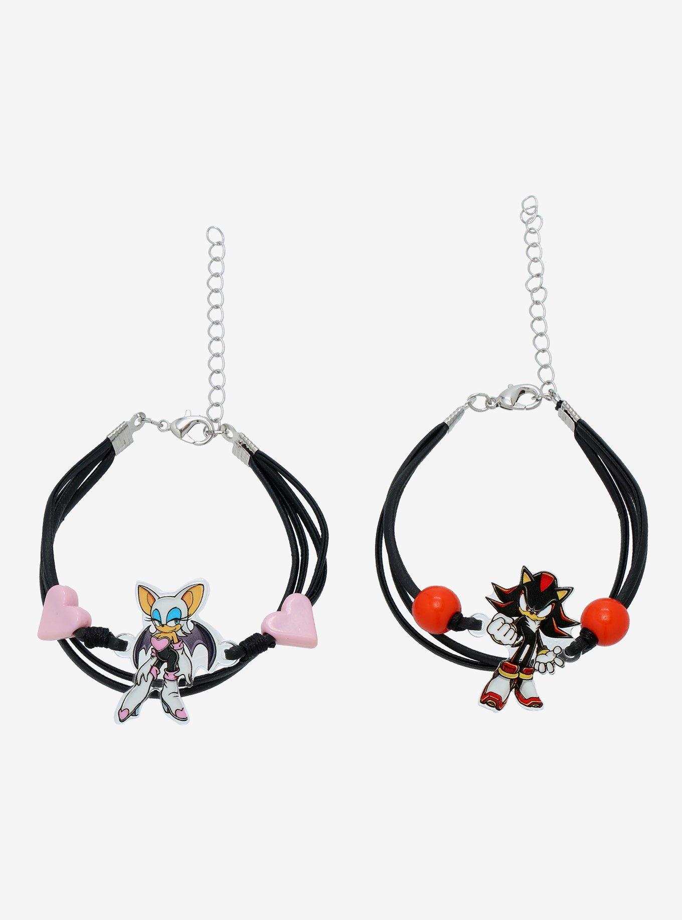 Sonic The Hedgehog Shadow & Rogue Best Friend Bracelet Set, , alternate