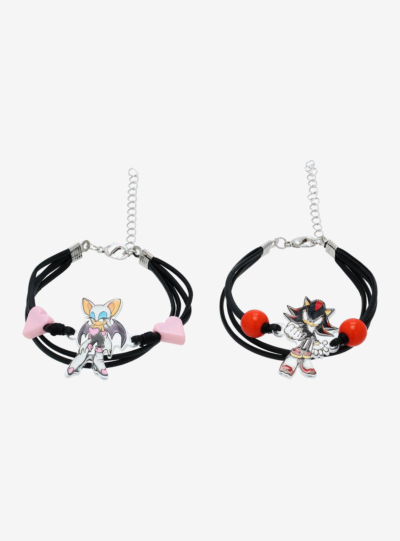 Sonic The Hedgehog Shadow & Rogue Best Friend Bracelet Set, , alternate