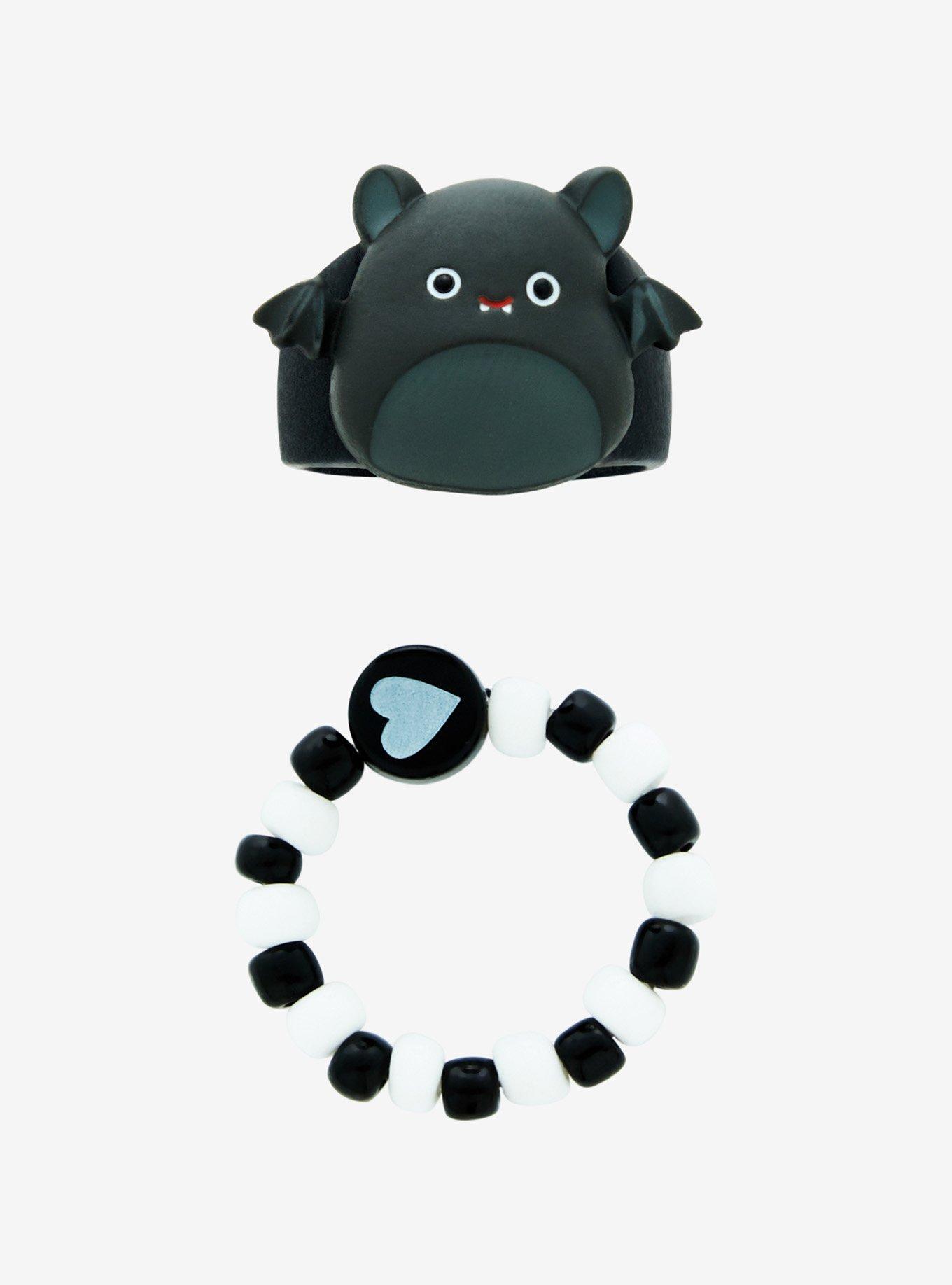 Squishmallows Emily The Bat Ring Set, , alternate