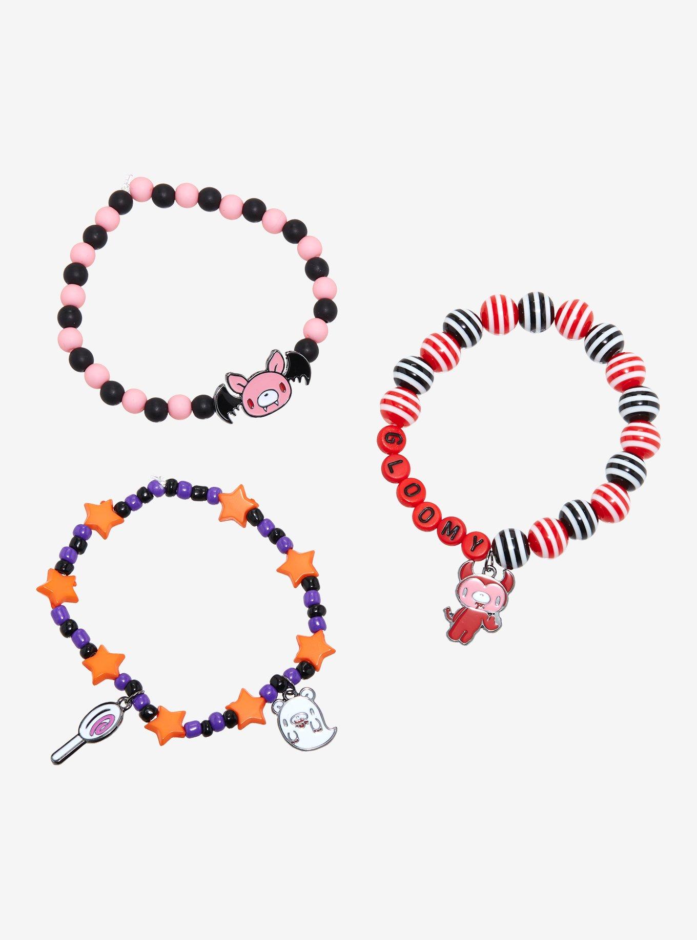 Gloomy Bear Halloween Costume Bracelet Set, , alternate