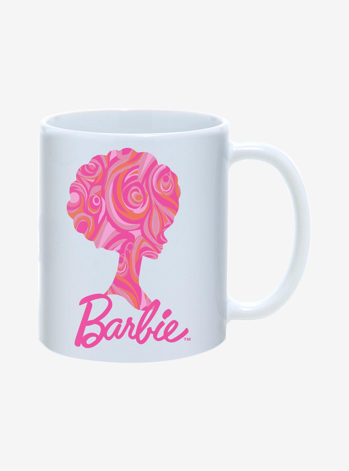 Barbie Retro Swirl Silhouette Mug 11oz, , hi-res