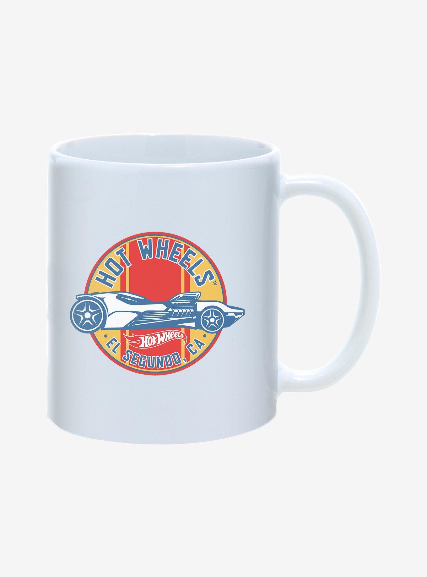 Hot Wheels Circle Striped Race Car Emblem Mug 11oz, , alternate