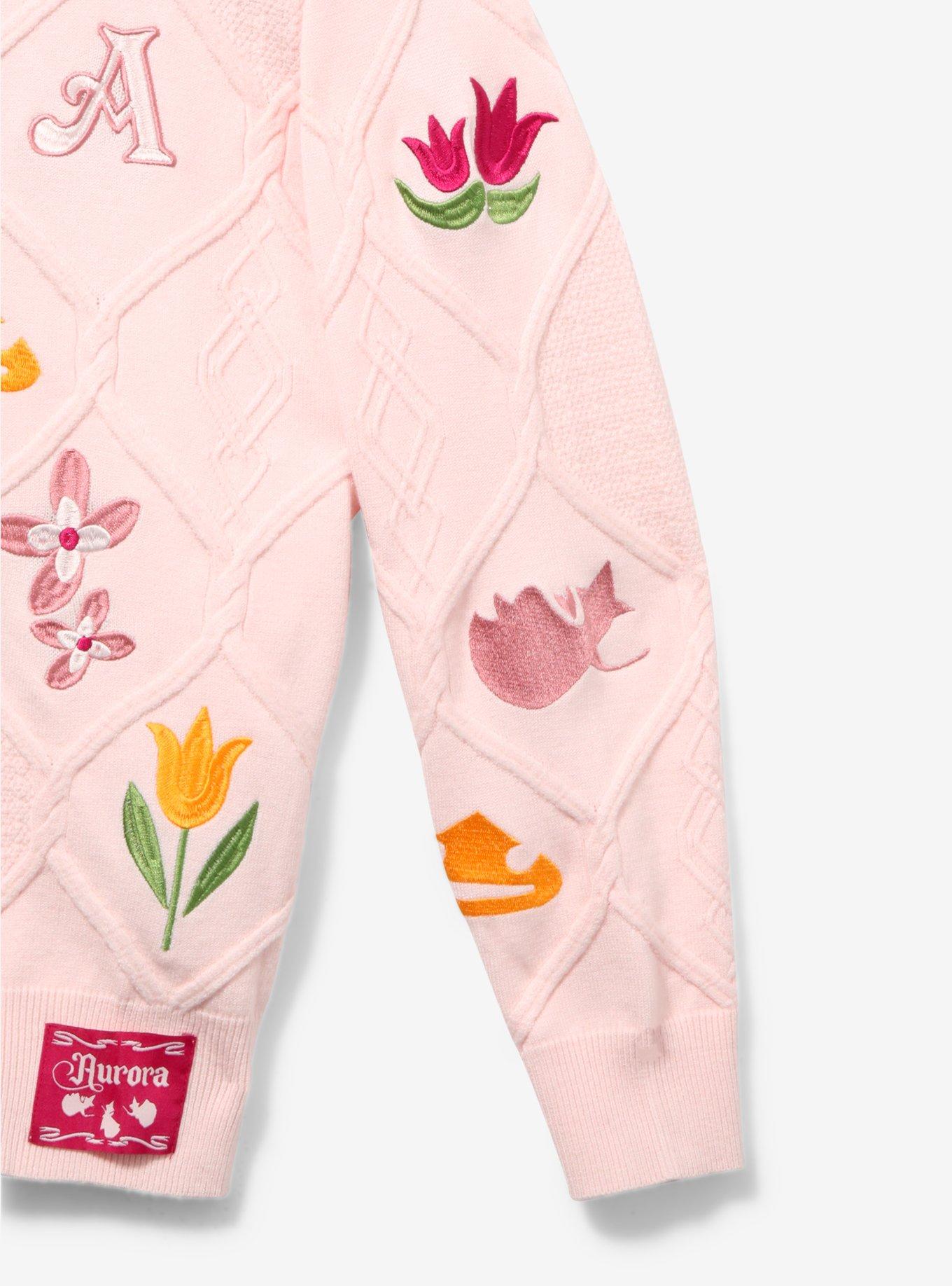 Disney Sleeping Beauty Aurora Diamond Women's Plus Size Cardigan - BoxLunch Exclusive, MULTI, alternate