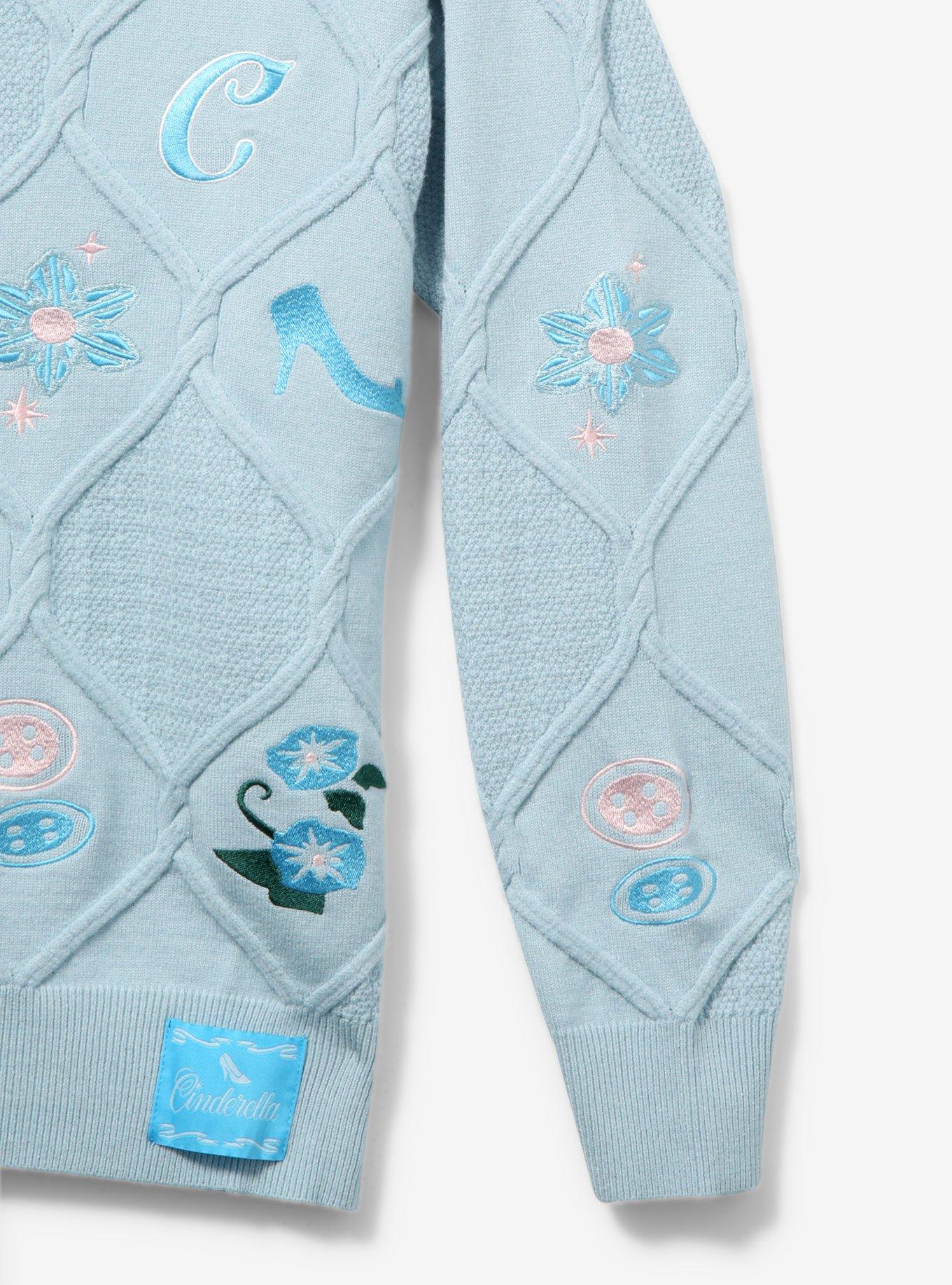 Disney Cinderella Diamond Women's Plus Size Cardigan - BoxLunch Exclusive, MULTI, alternate