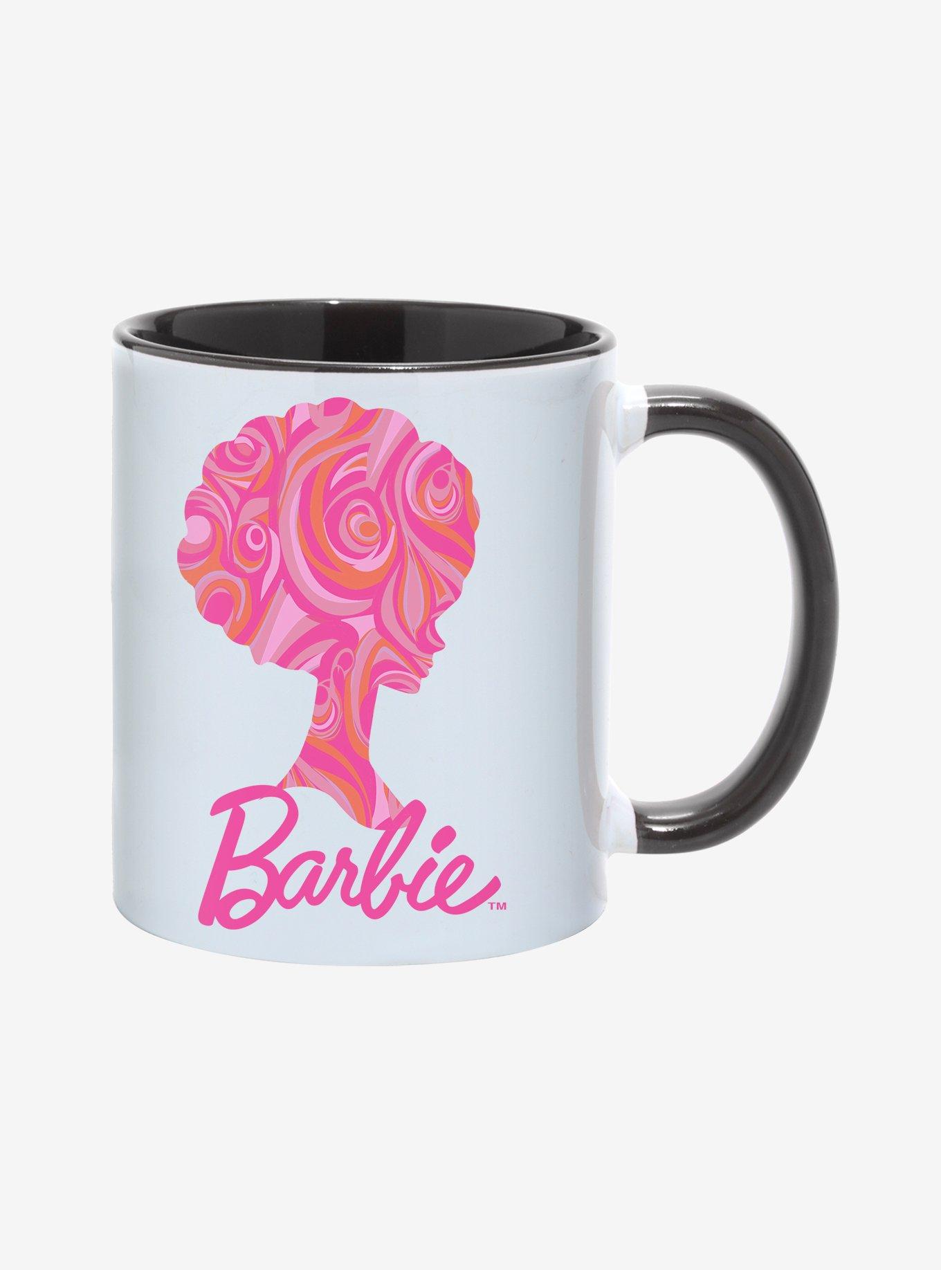 Barbie Retro Swirl Silhouette Mug, , hi-res