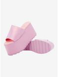 YRU Pastel Pink Platform Sandals, MULTI, alternate