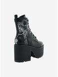 YRU Death Note Ryuk Platform Lace-Up Boots, MULTI, alternate