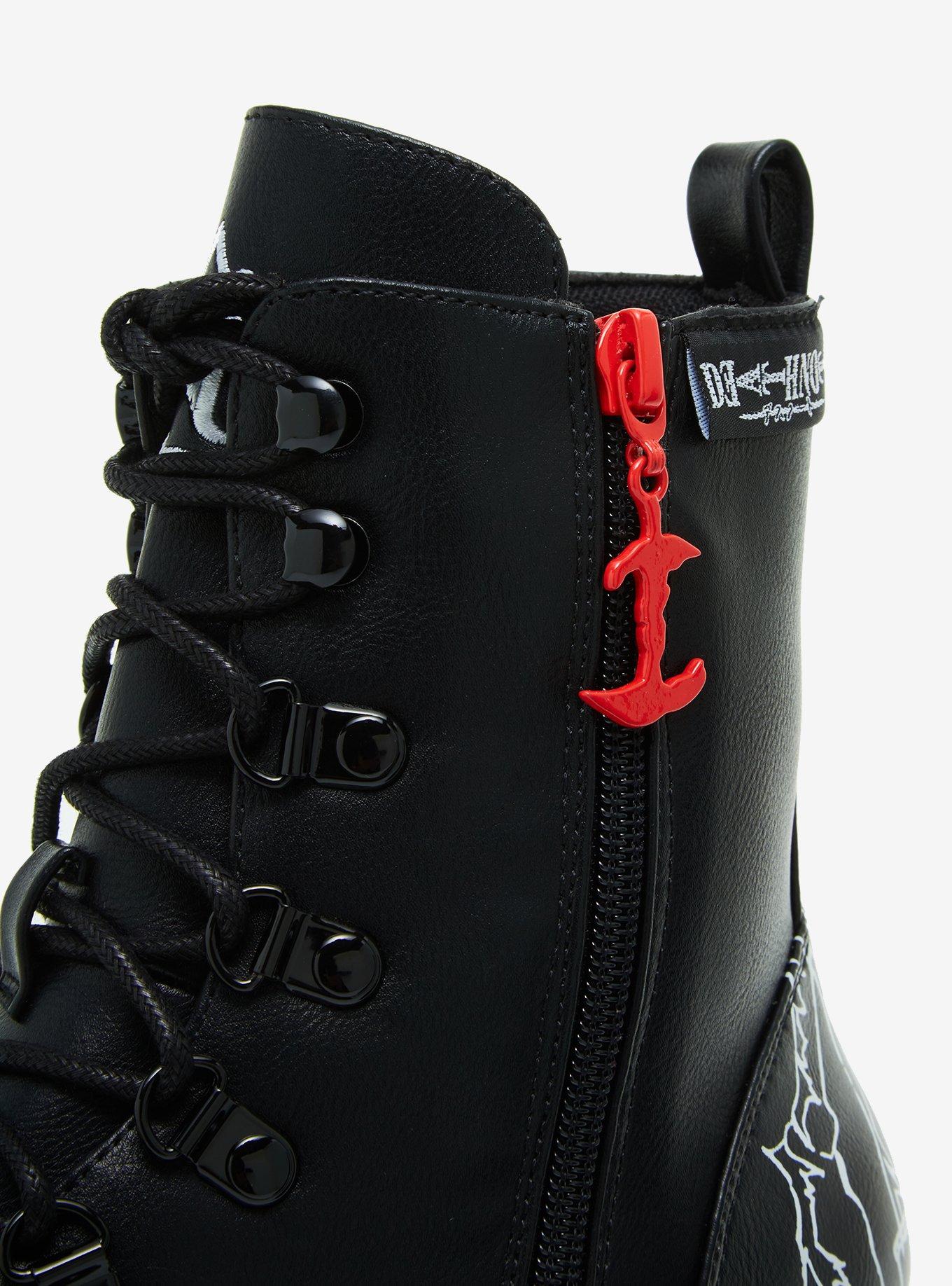 YRU Death Note Ryuk Platform Lace-Up Boots, MULTI, alternate