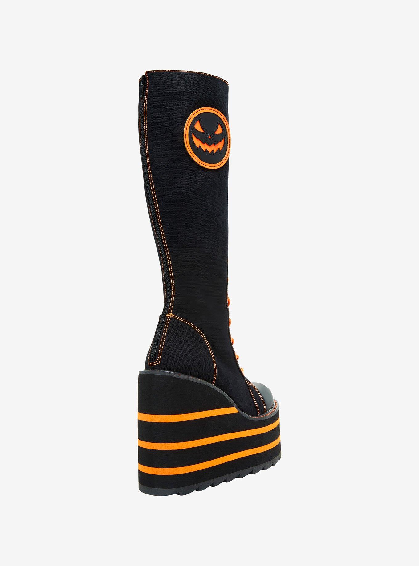 YRU Jack-O'-Lantern Platform Sneakers, MULTI, alternate