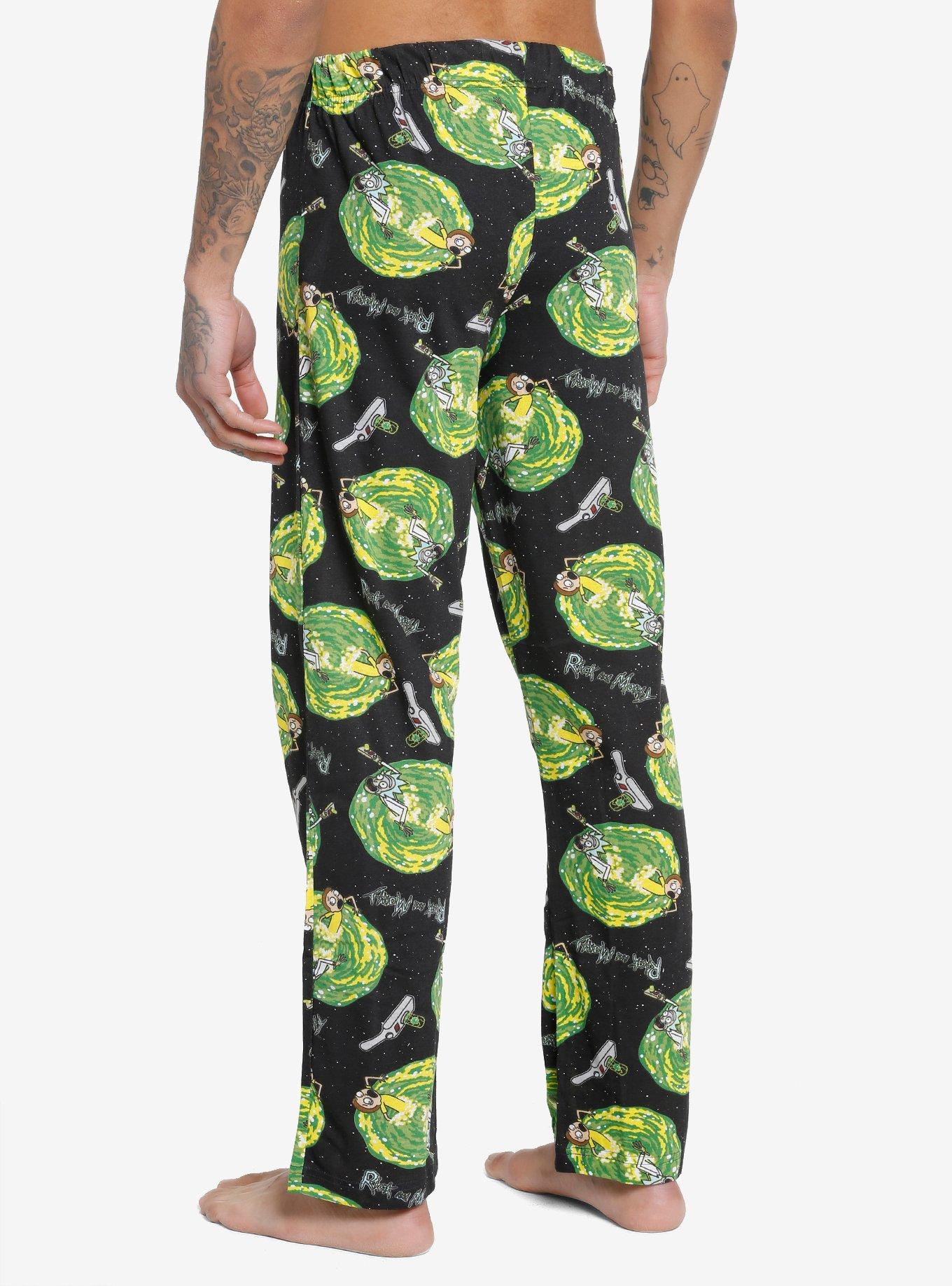 Rick And Morty Portals Pajama Pants, , hi-res