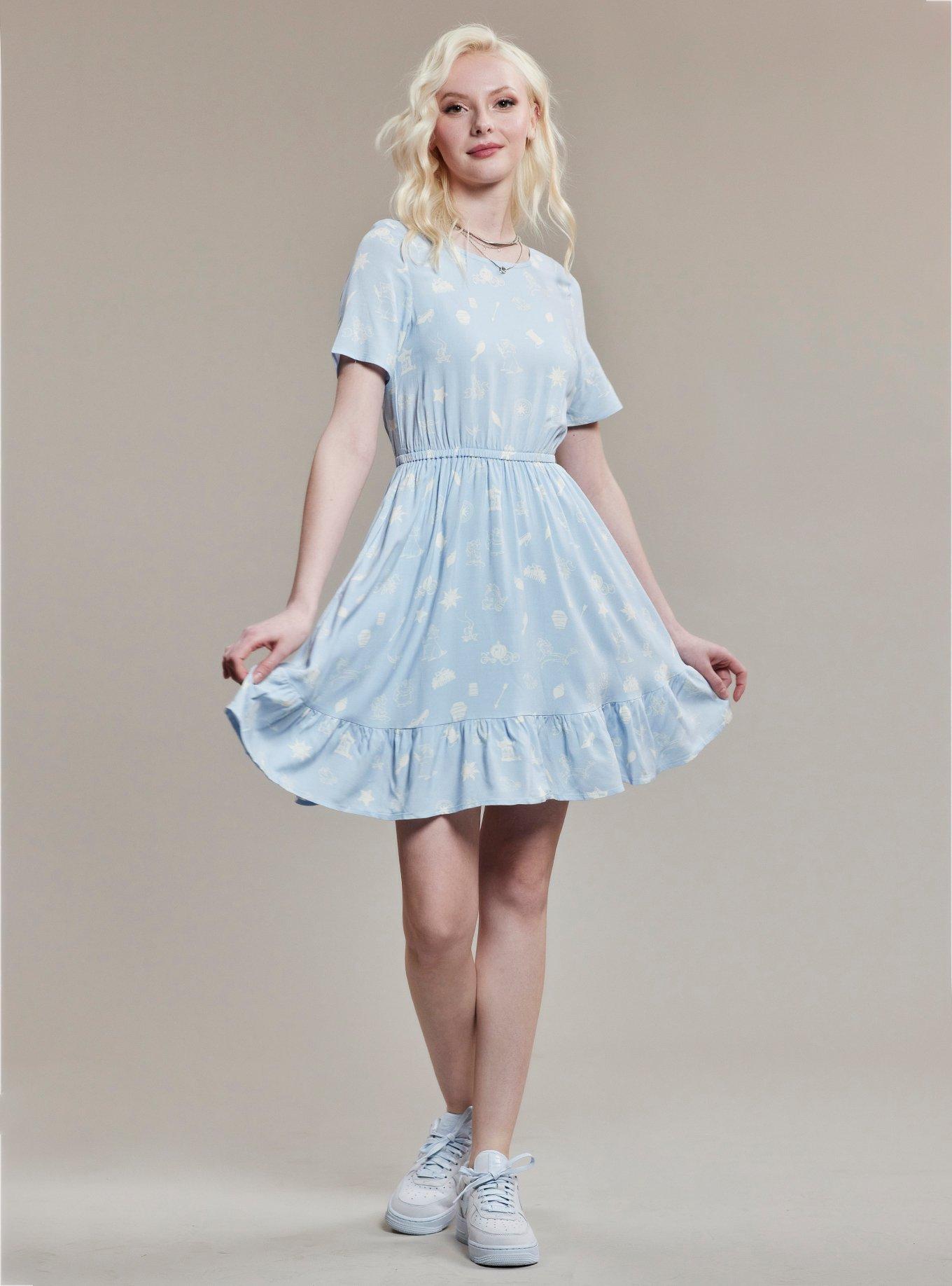 Her Universe Disney Princess Sidekicks & Icons Dress Her Universe Exclusive, BABY BLUE, alternate