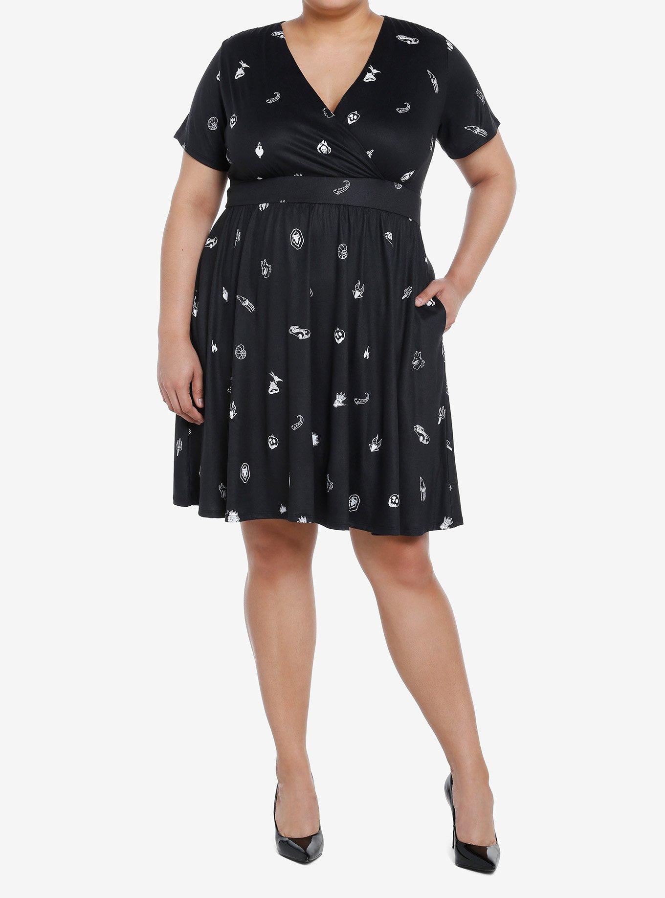 Her Universe Disney Villains Icons Dress Plus Size Her Universe Exclusive, , hi-res