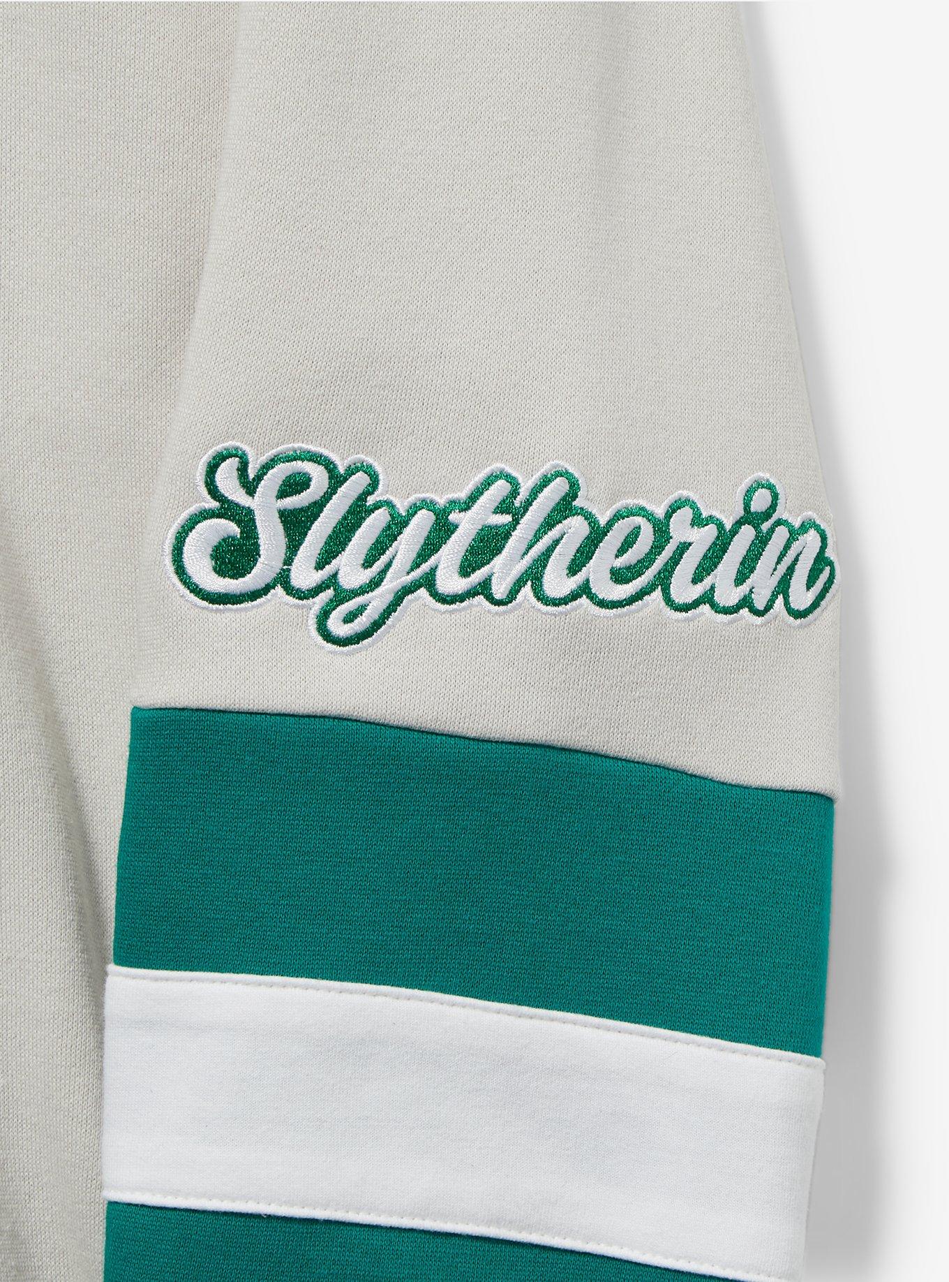 Harry Potter Slytherin Varsity Hoodie - BoxLunch Exclusive, MULTI, alternate