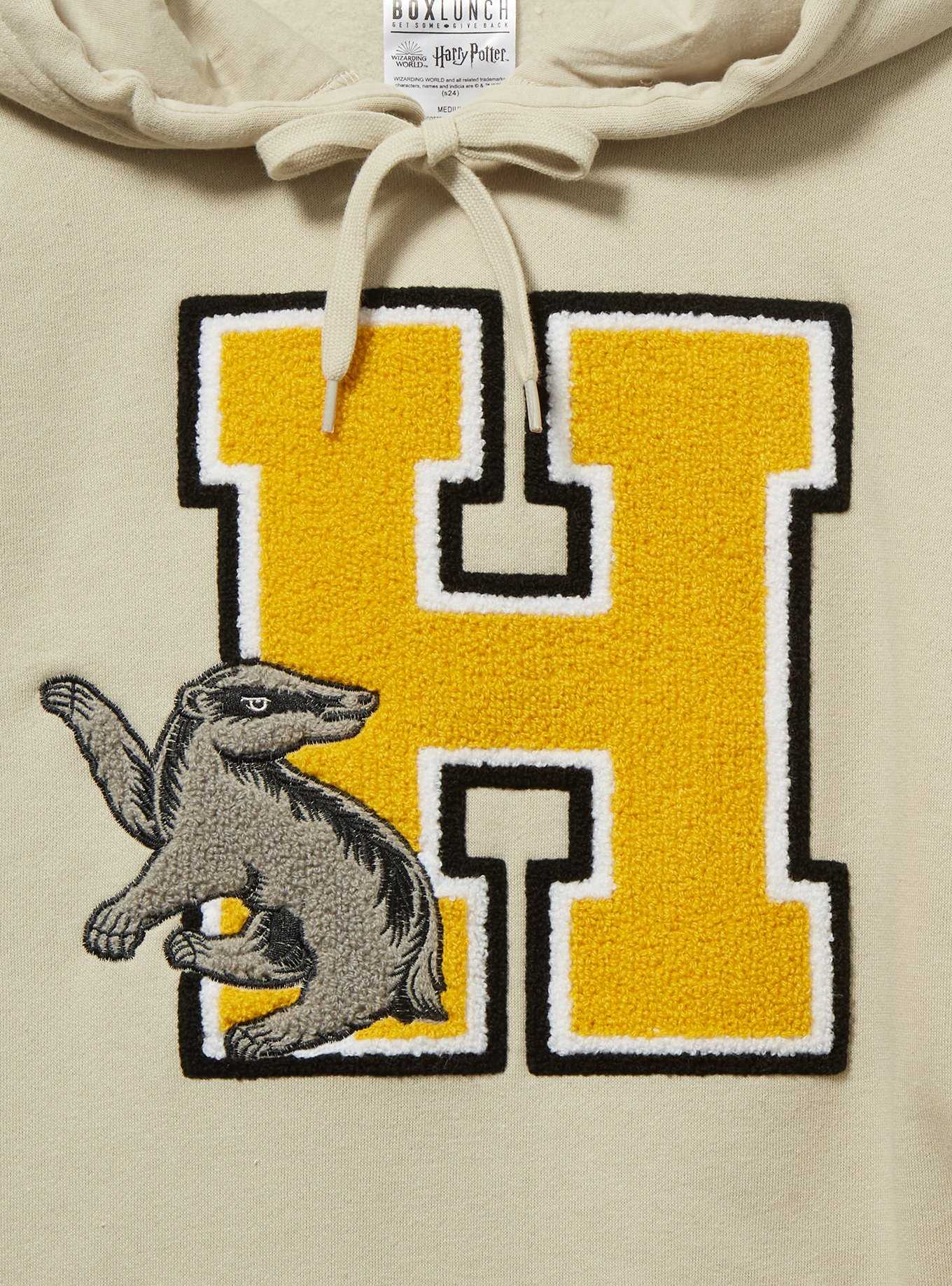 Harry Potter Hufflepuff Varsity Hoodie - BoxLunch Exclusive, , hi-res