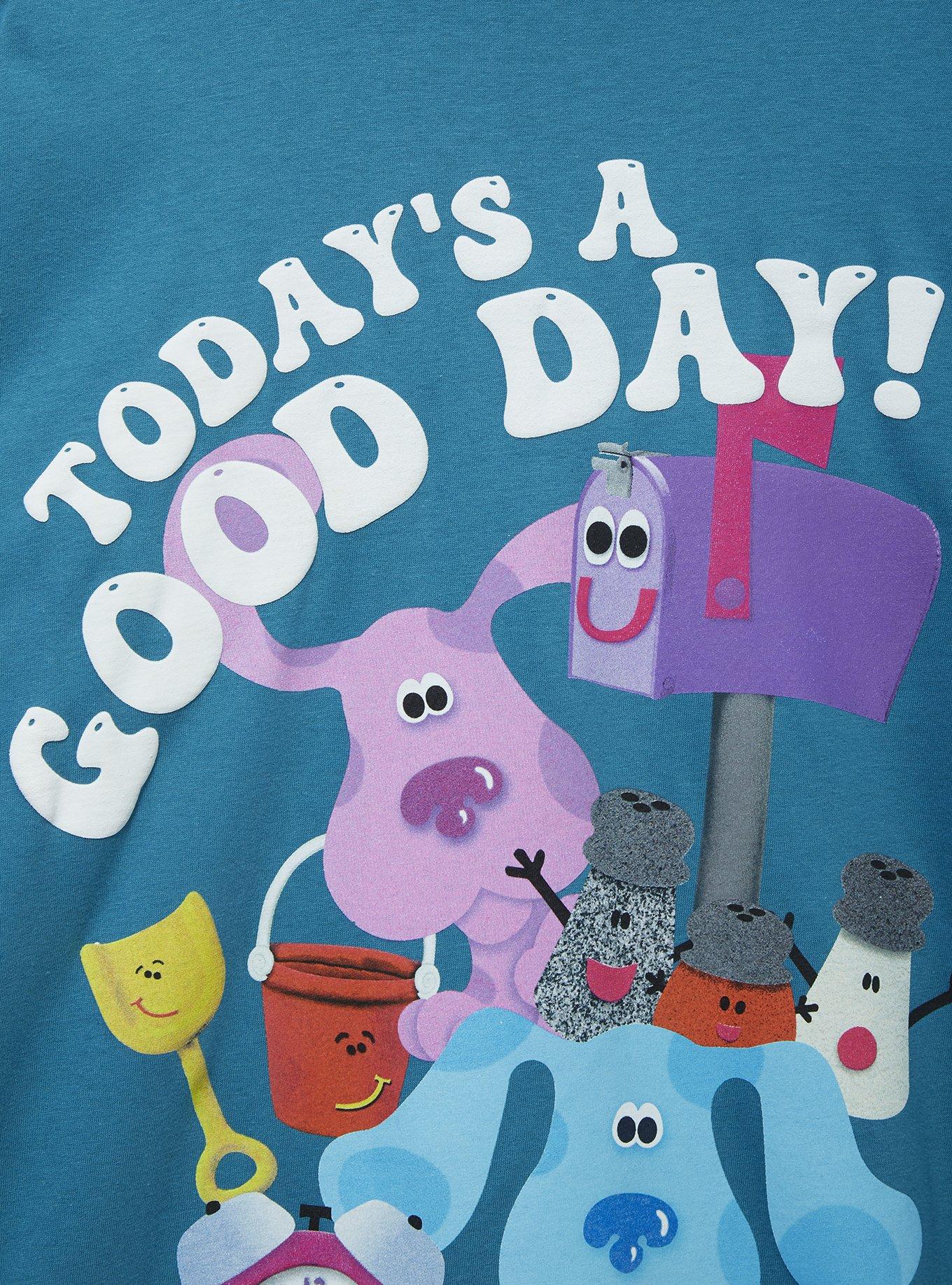 Blue's Clues Group Portrait Good Day Women's T-Shirt - BoxLunch Exclusive, BLUE, alternate