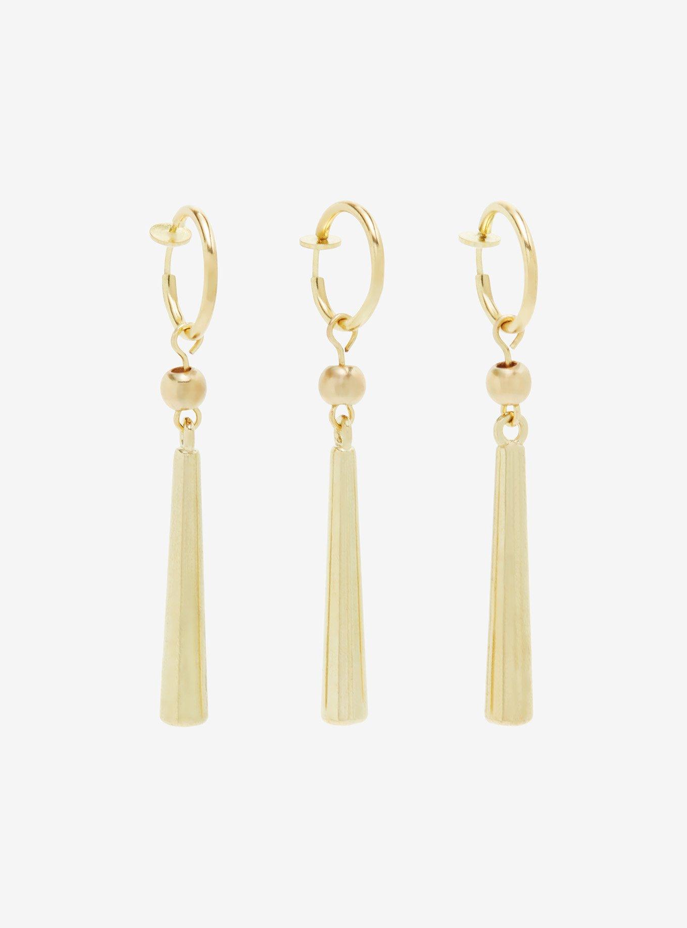 One Piece Zoro Replica Faux Earring Set, , alternate