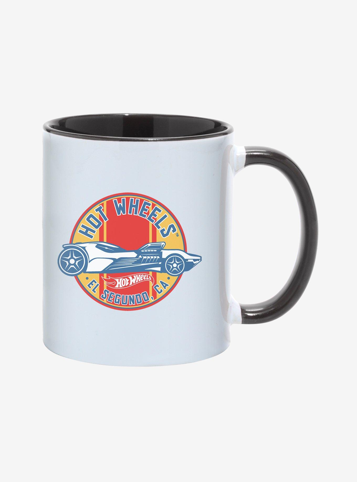 Hot Wheels Circle Striped Race Car Emblem Mug, , alternate