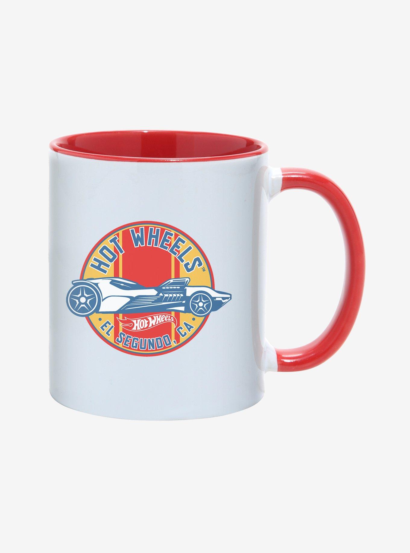 Hot Wheels Circle Striped Race Car Emblem Mug, , alternate