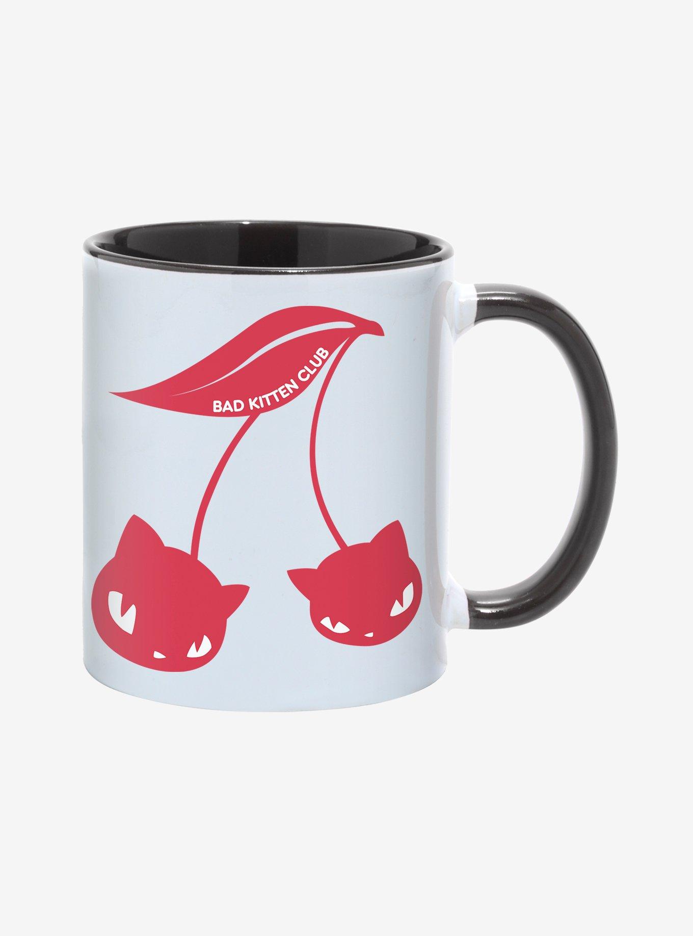 Emily The Strange Bad Kitten Club Cherries Mug 11oz, , alternate