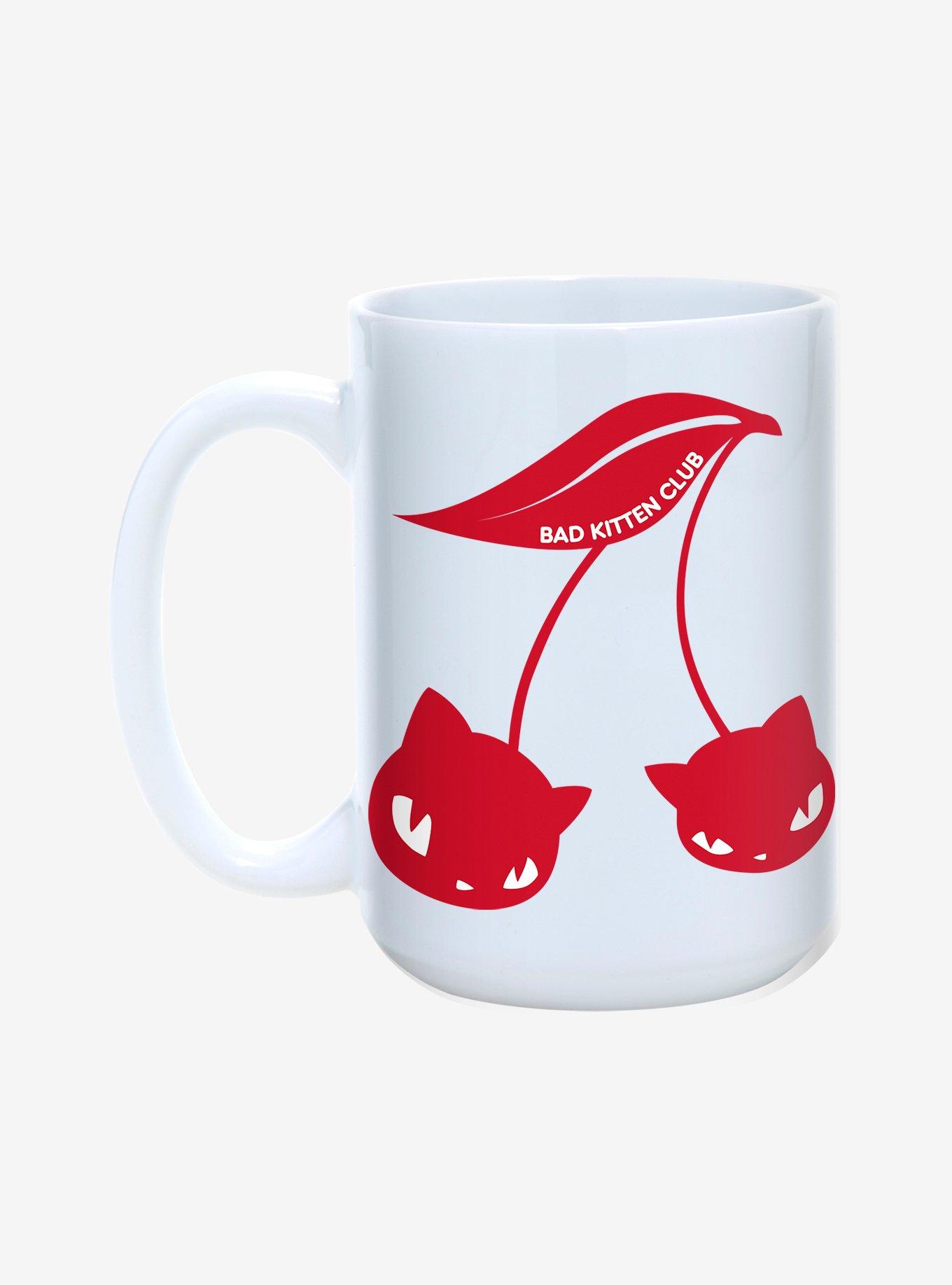 Emily The Strange Bad Kitten Club Cherries Mug 15oz, , alternate