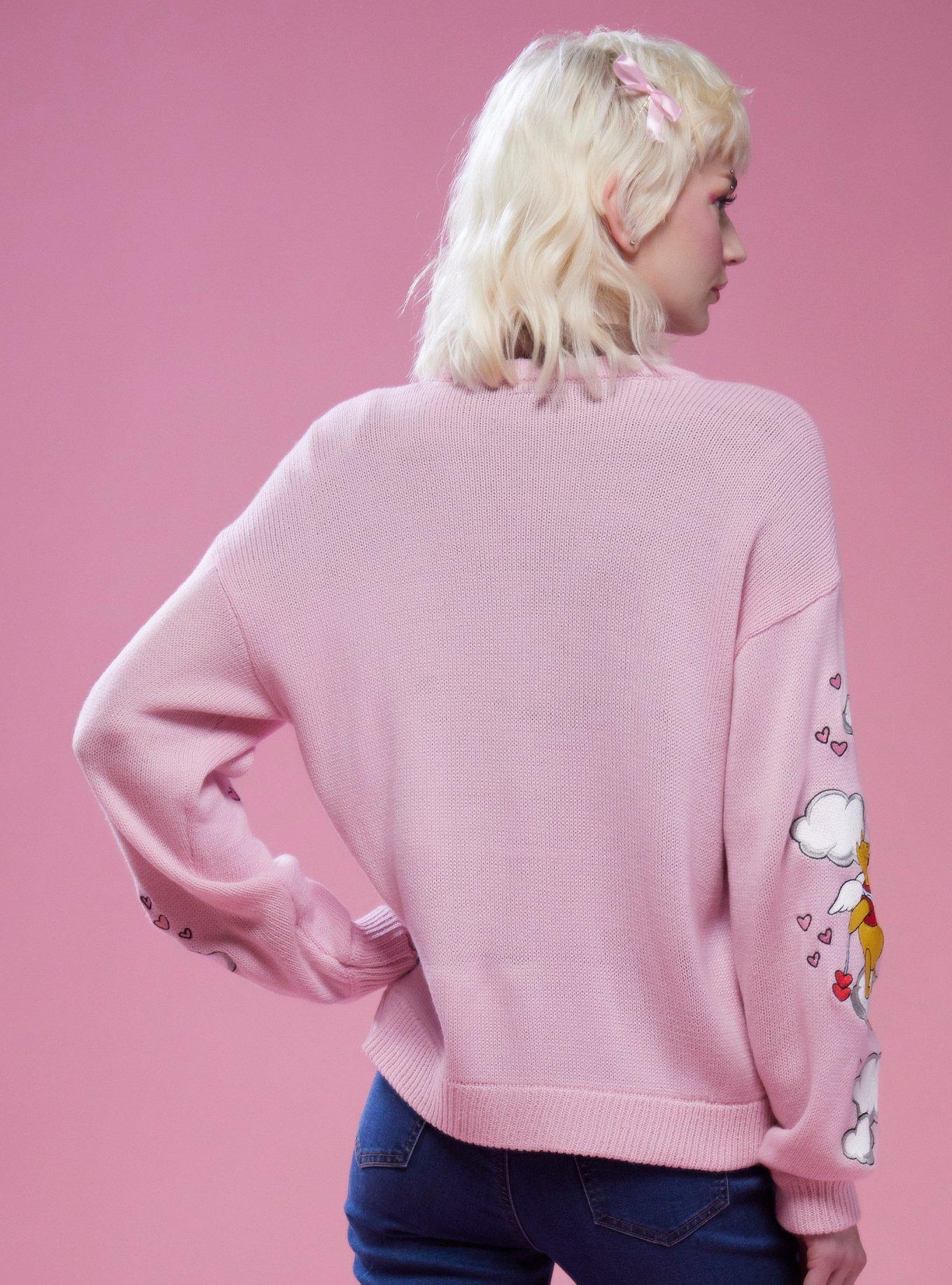 Her Universe Disney Winnie The Pooh Cupid Cardigan, LIGHT PINK, alternate