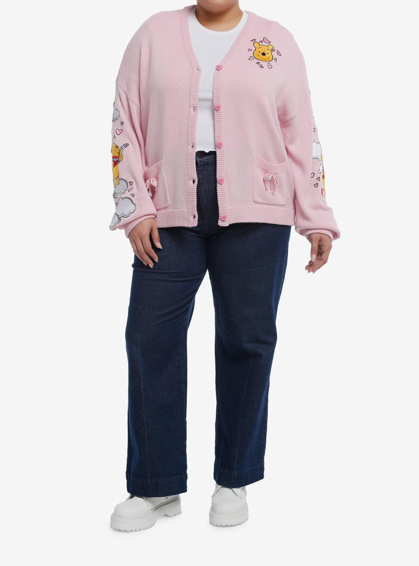 Her Universe Disney Winnie The Pooh Cupid Cardigan Plus Size, , hi-res