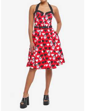 Her Universe Disney Mickey Mouse & Minnie Mouse Hearts Retro Halter Dress Her Universe Exclusive, , hi-res