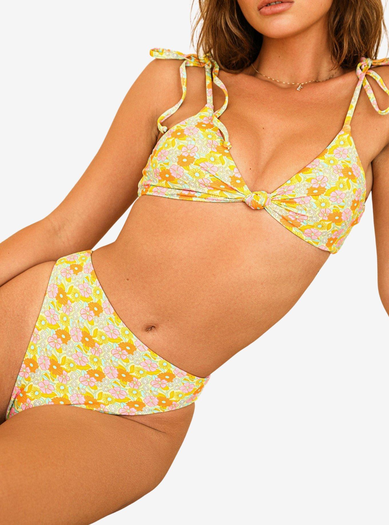 Dippin' Daisy's Seashore Swim Bottom Sunset Grove Floral, FLORAL, alternate