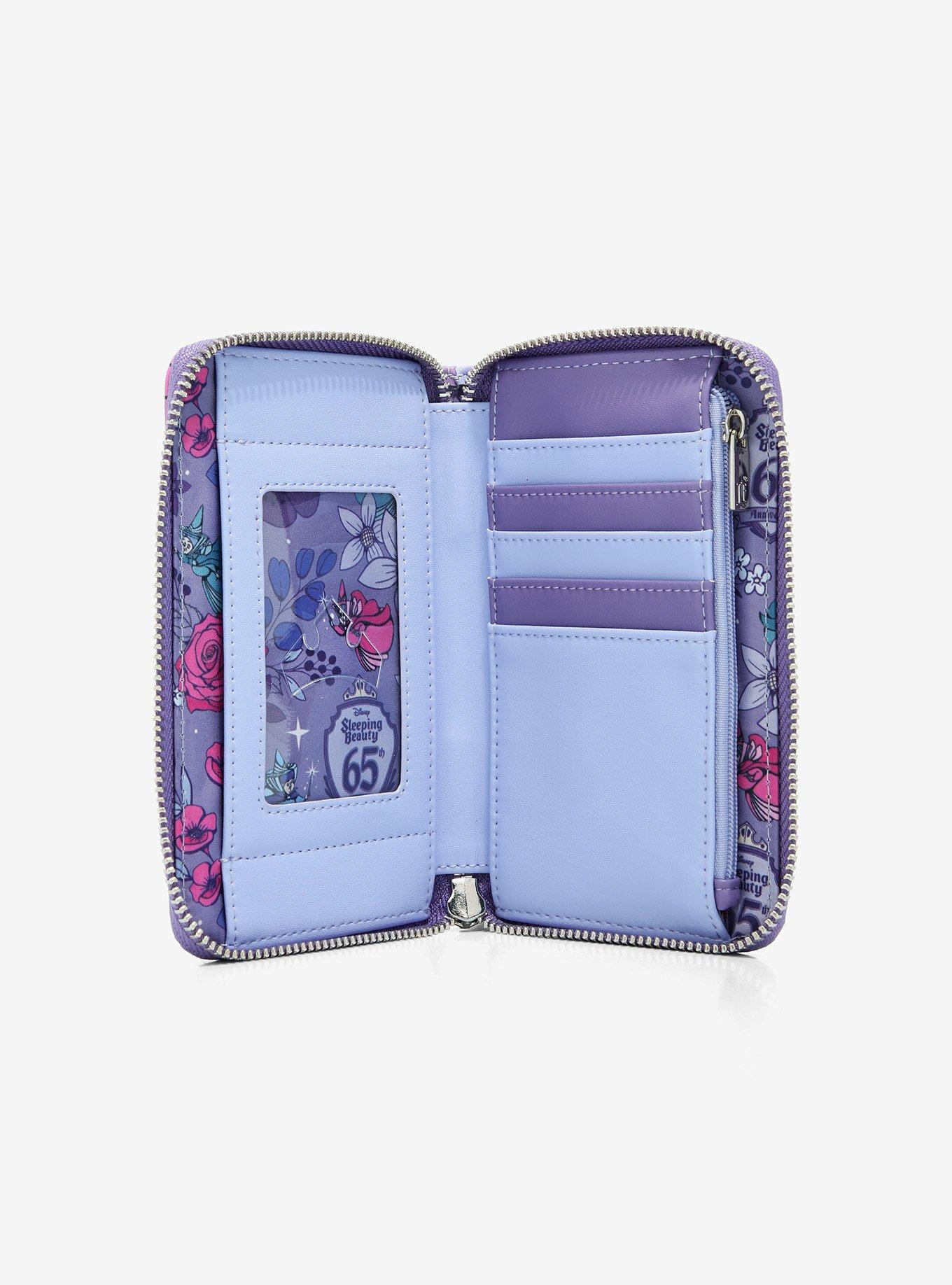 Loungefly Disney Sleeping Beauty Aurora Sleeping Mini Zipper Wallet, , alternate