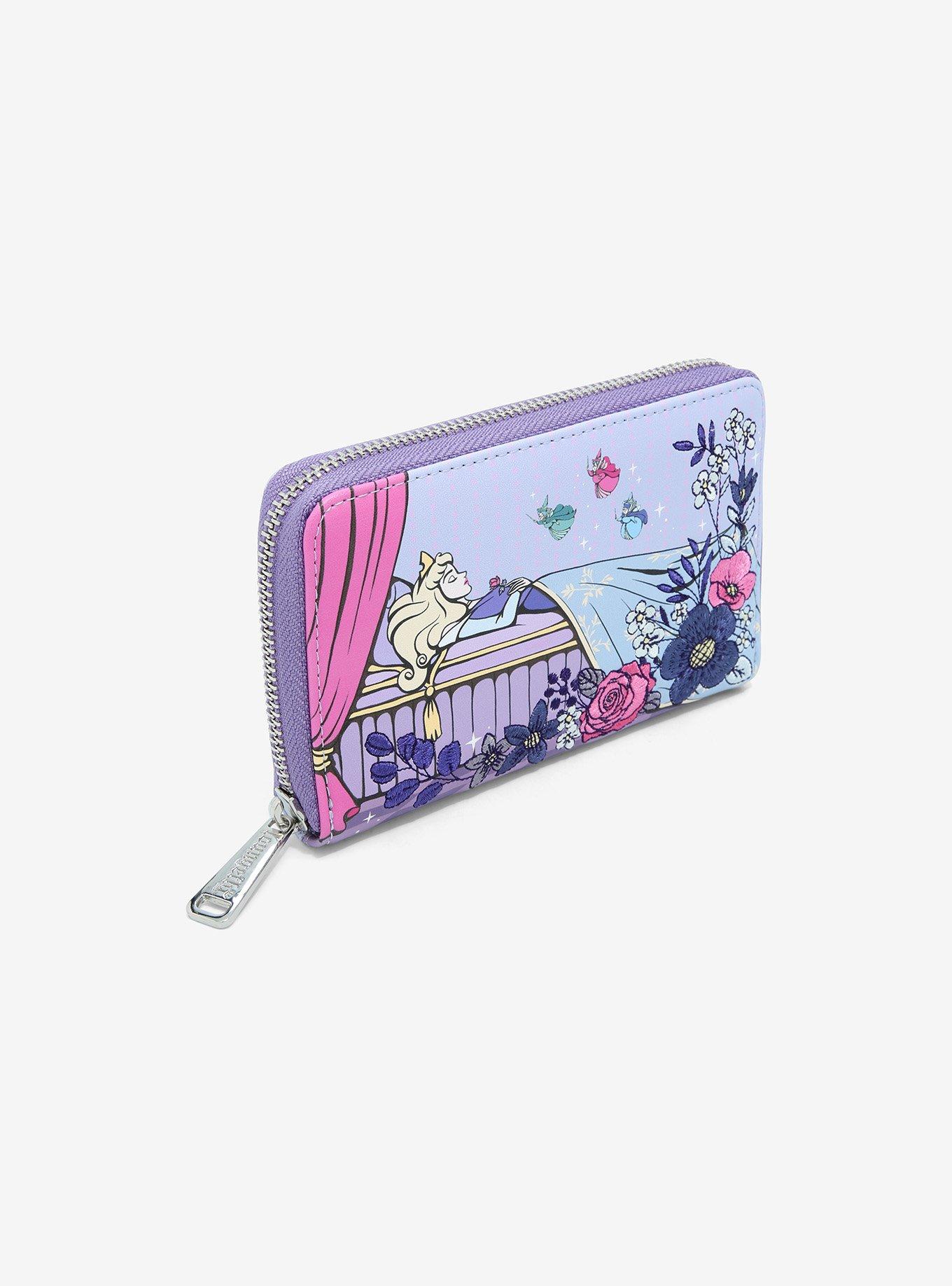 Loungefly Disney Sleeping Beauty Aurora Sleeping Mini Zipper Wallet, , alternate