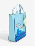 Loungefly Disney Peter Pan Night Glitter Tote Bag With Coin Pouch, , alternate