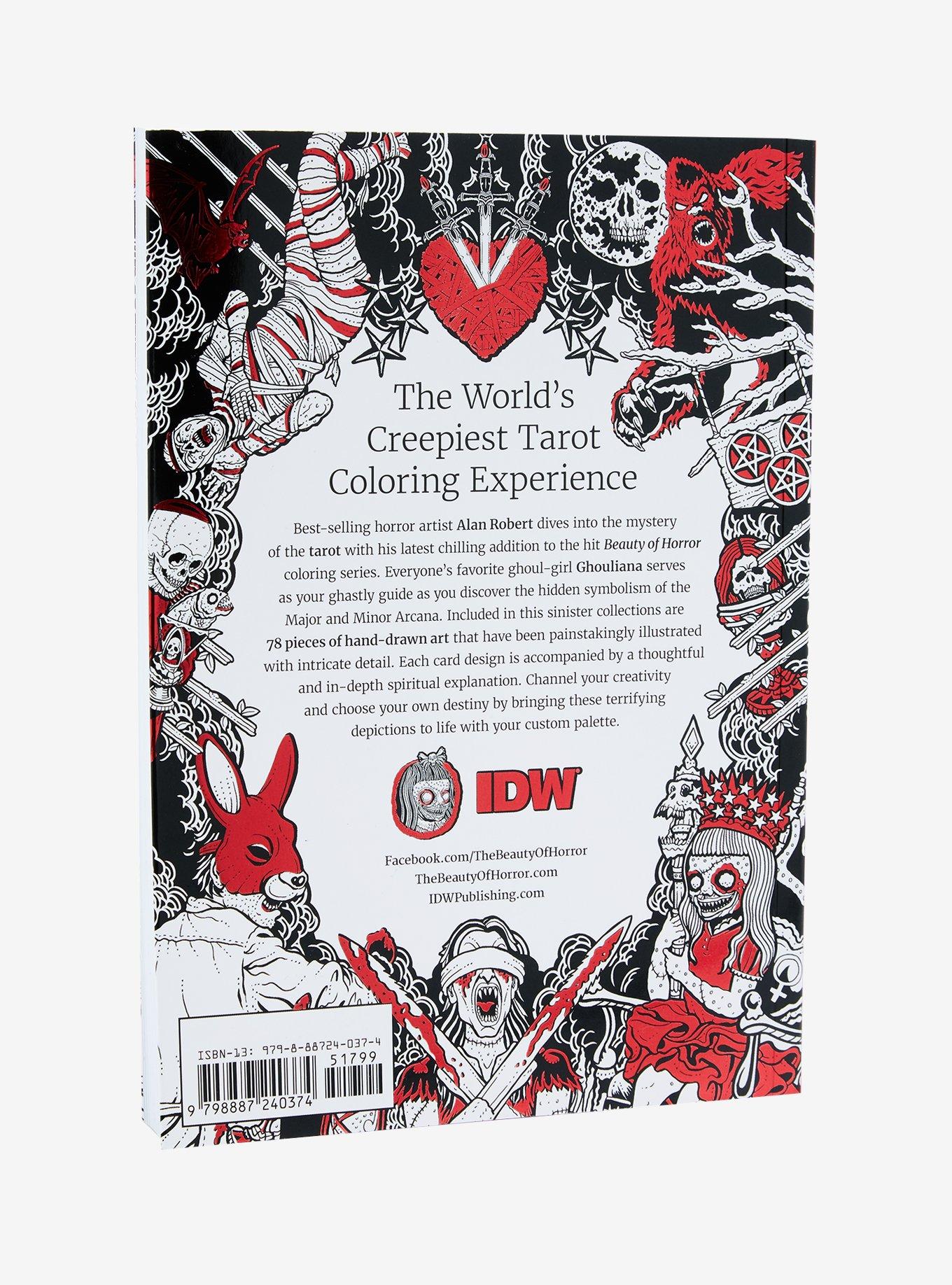 The Beauty Of Horror: Tarot Coloring Book | Hot Topic
