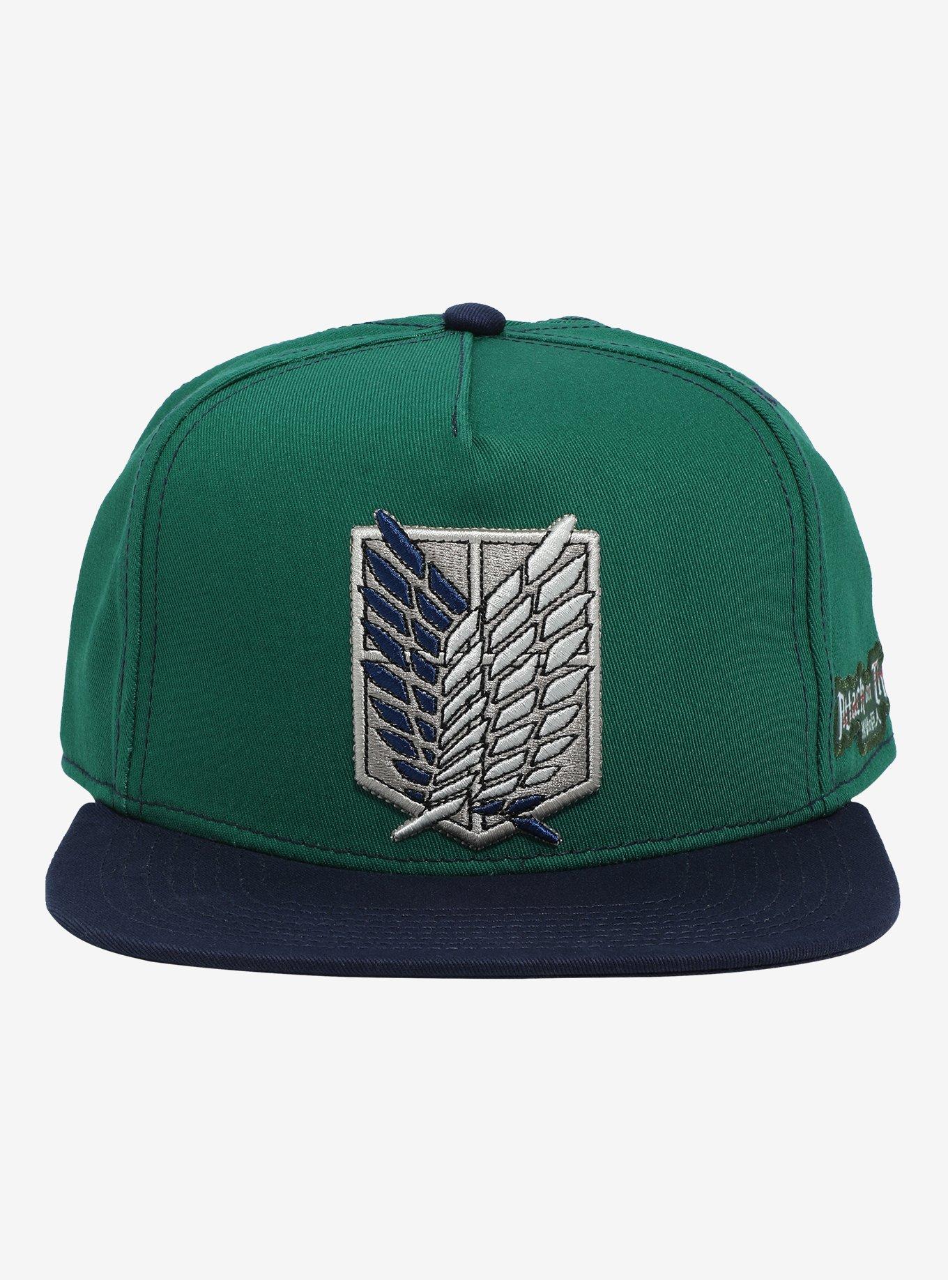 Attack On Titan Scout Regiment Embroidered Snapback Hat, , alternate