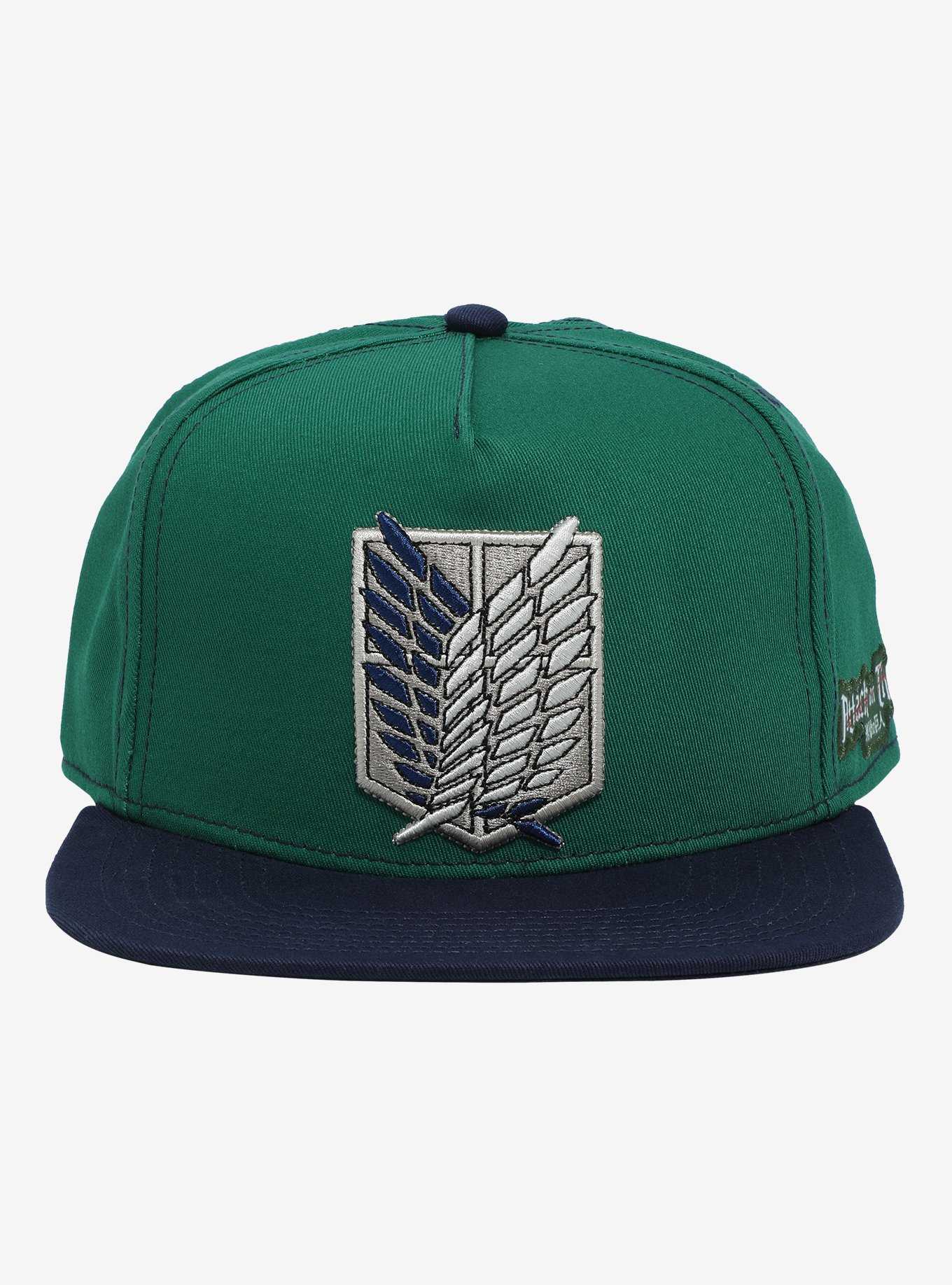 Attack On Titan Scout Regiment Embroidered Snapback Hat, , hi-res