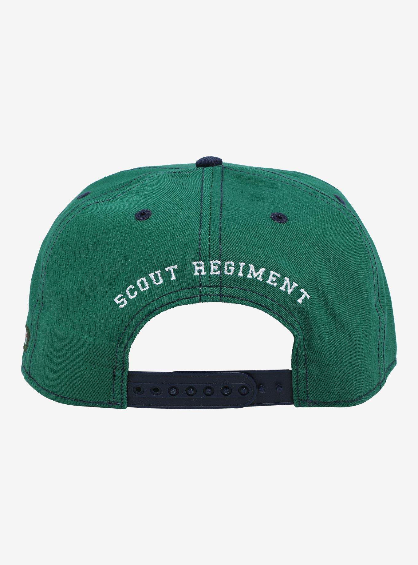 Attack On Titan Scout Regiment Embroidered Snapback Hat, , alternate