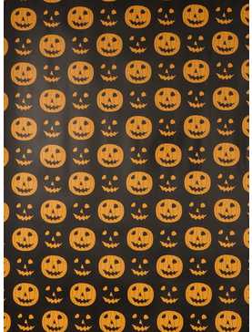 Halloween Jack-O'-Lantern Wrapping Paper, , hi-res