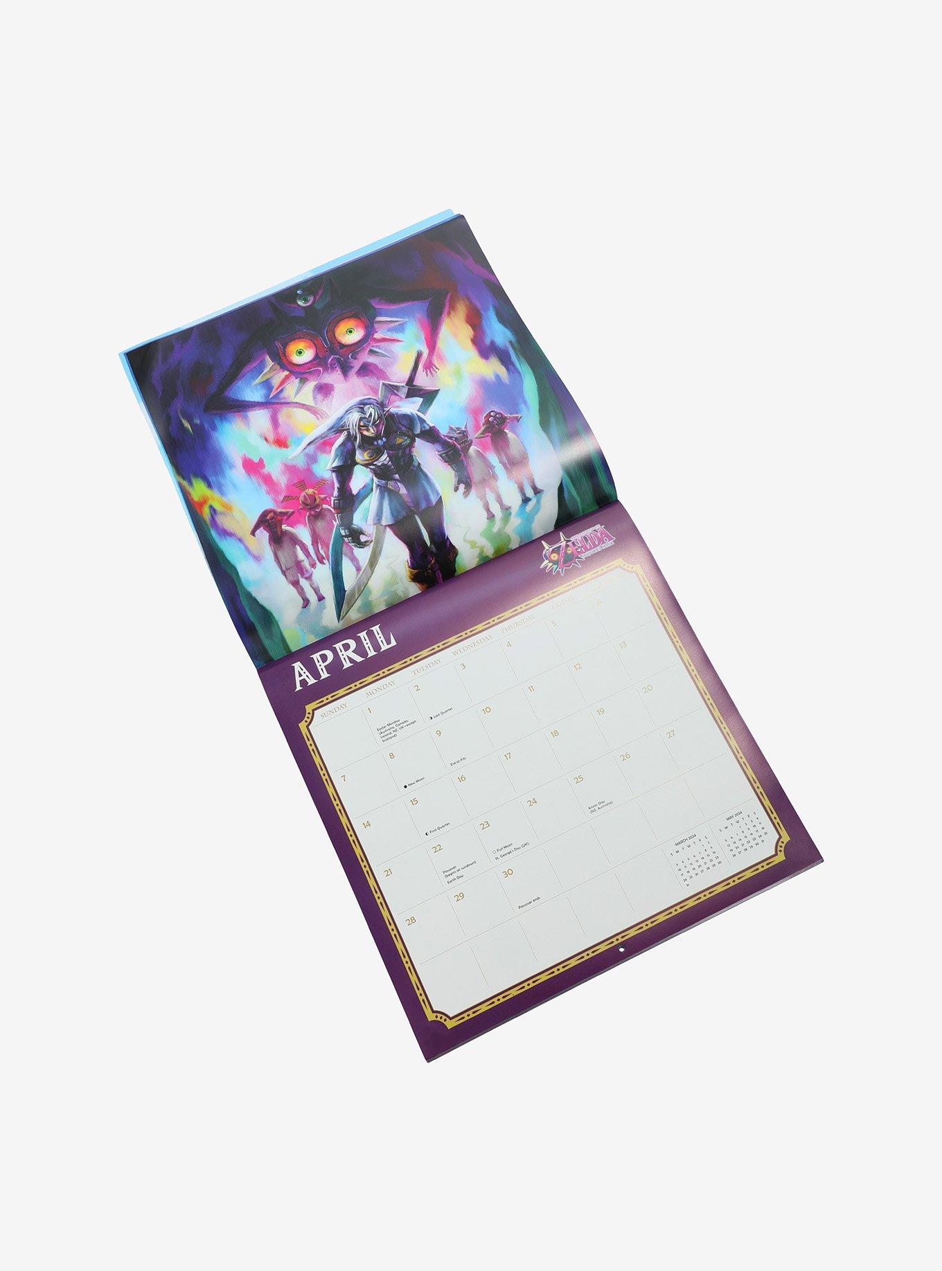 The Legend Of Zelda 2024 Calendar, , alternate