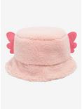 Pink Axolotl Sherpa Bucket Hat, , alternate