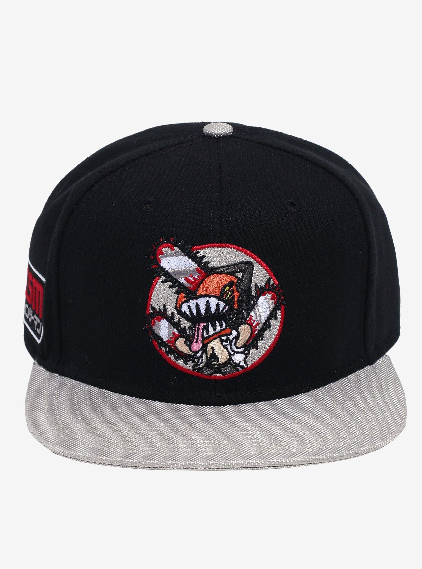 Chainsaw Man Chibi Patch Snapback Hat, , hi-res