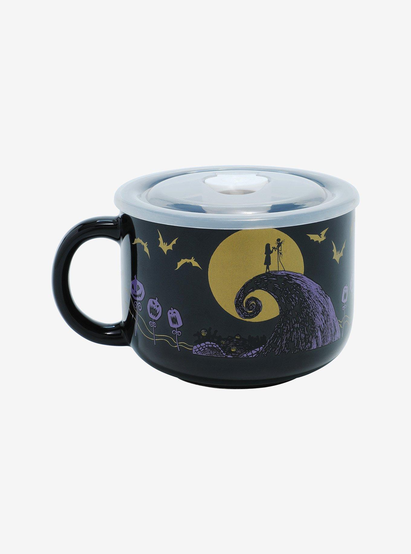 The Nightmare Before Christmas Scene Soup Mug With Lid, , alternate