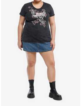Social Collision Sinful Winged Heart Girls T-Shirt Plus Size, , hi-res