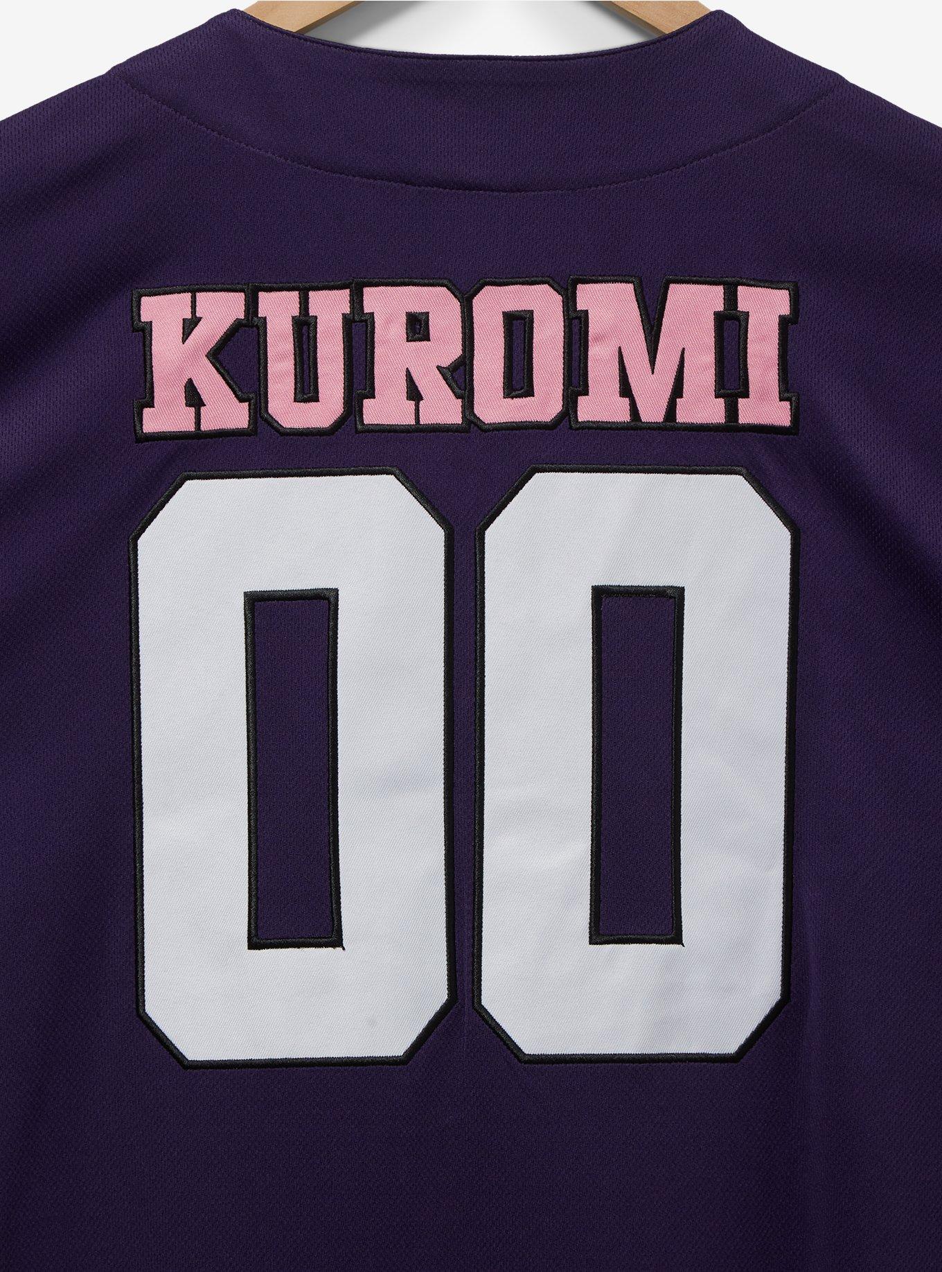 Sanrio Kuromi Baseball Jersey - BoxLunch Exclusive, DARK PURPLE, alternate
