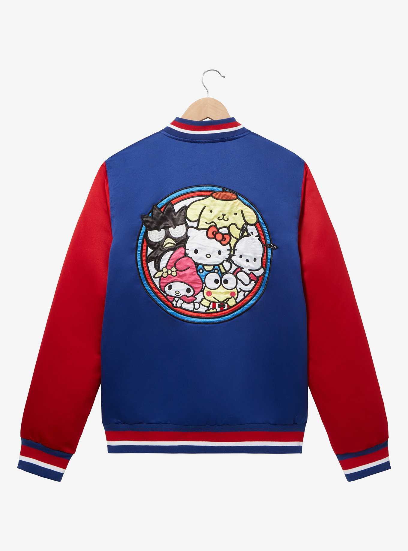 Sanrio Hello Kitty & Friends Color Contrast Bomber Jacket - BoxLunch Exclusive, , hi-res