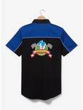 Sonic the Hedgehog Racing Woven Button Up - BoxLunch Exclusive, BLACK, alternate