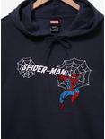 Marvel Spider-Man Webs Portrait Hoodie - BoxLunch Exclusive, NAVY, alternate