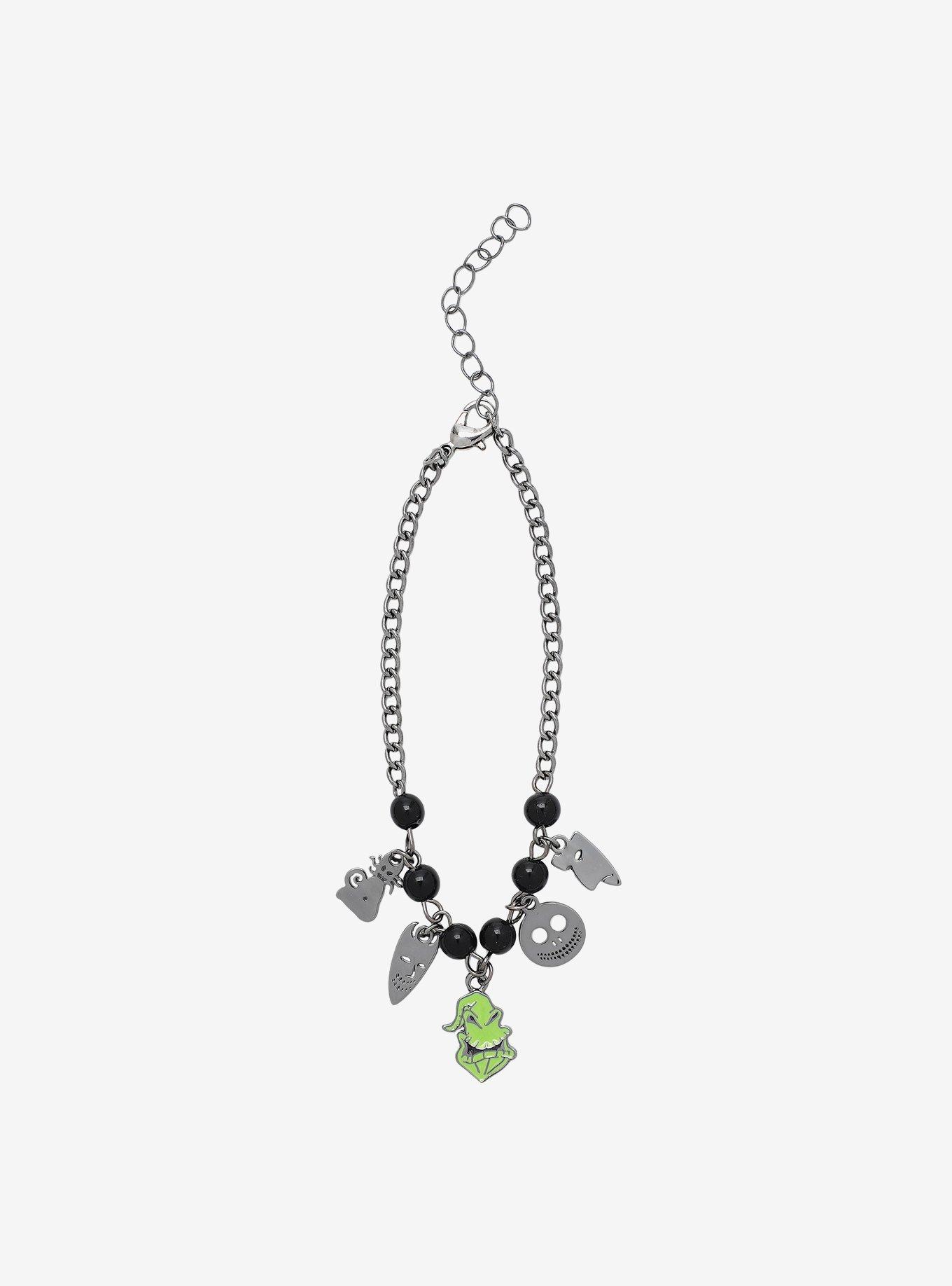 The Nightmare Before Christmas Jack & Oogie Boogie Bracelet Set, , alternate