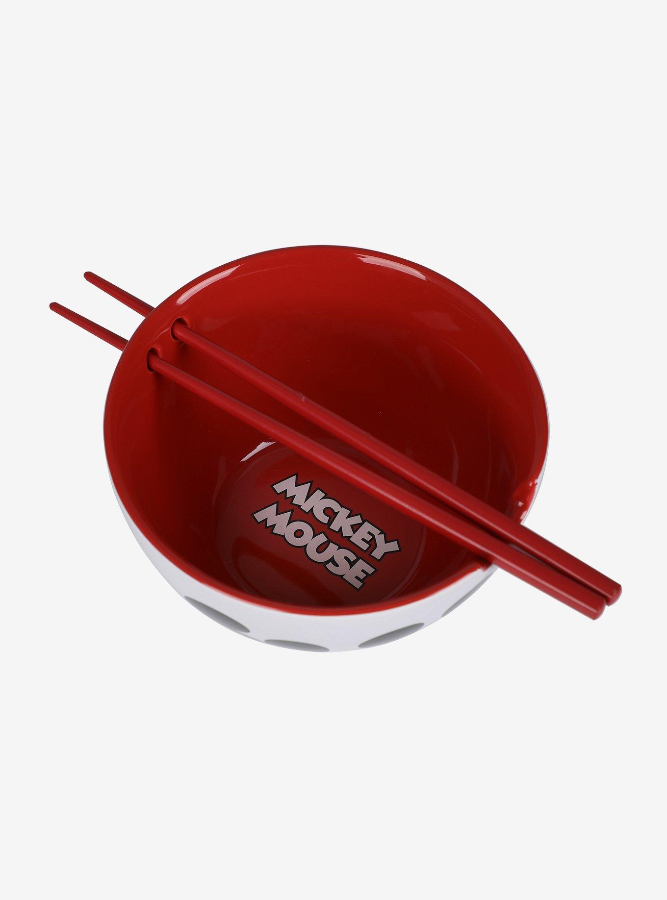 Disney Mickey Mouse Ramen Bowl With Chopsticks, , alternate