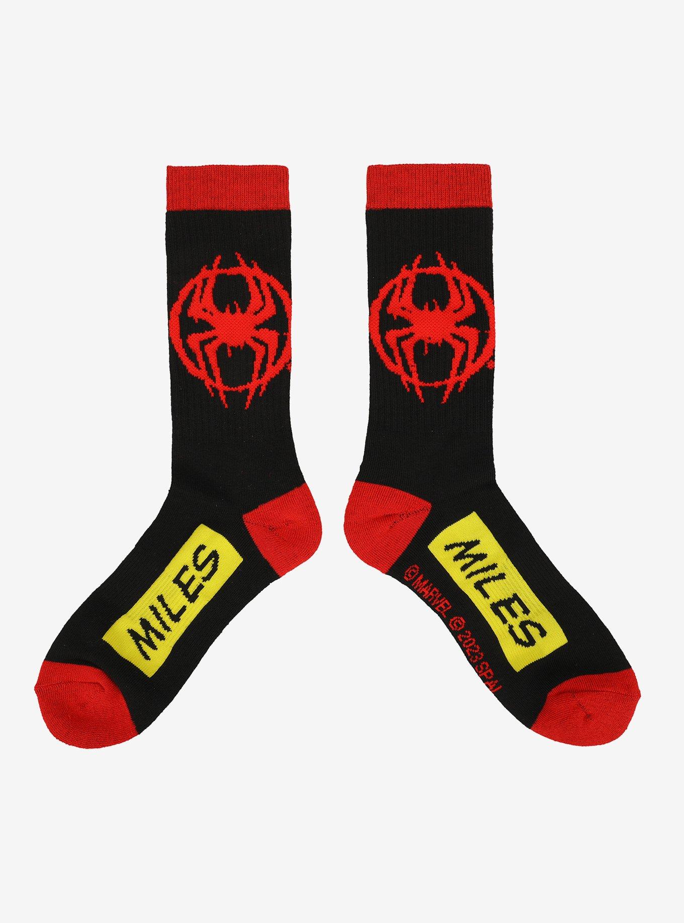 Spider-Man: Across The Spider-Verse Trio Crew Socks 3 Pair, , alternate