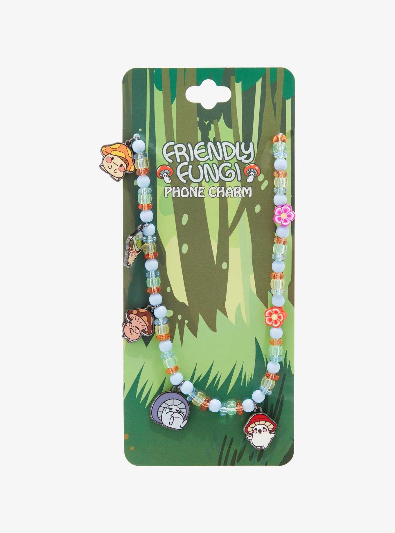 Friendly Fungi Beaded Phone Wristlet - BoxLunch Exclusive, , hi-res